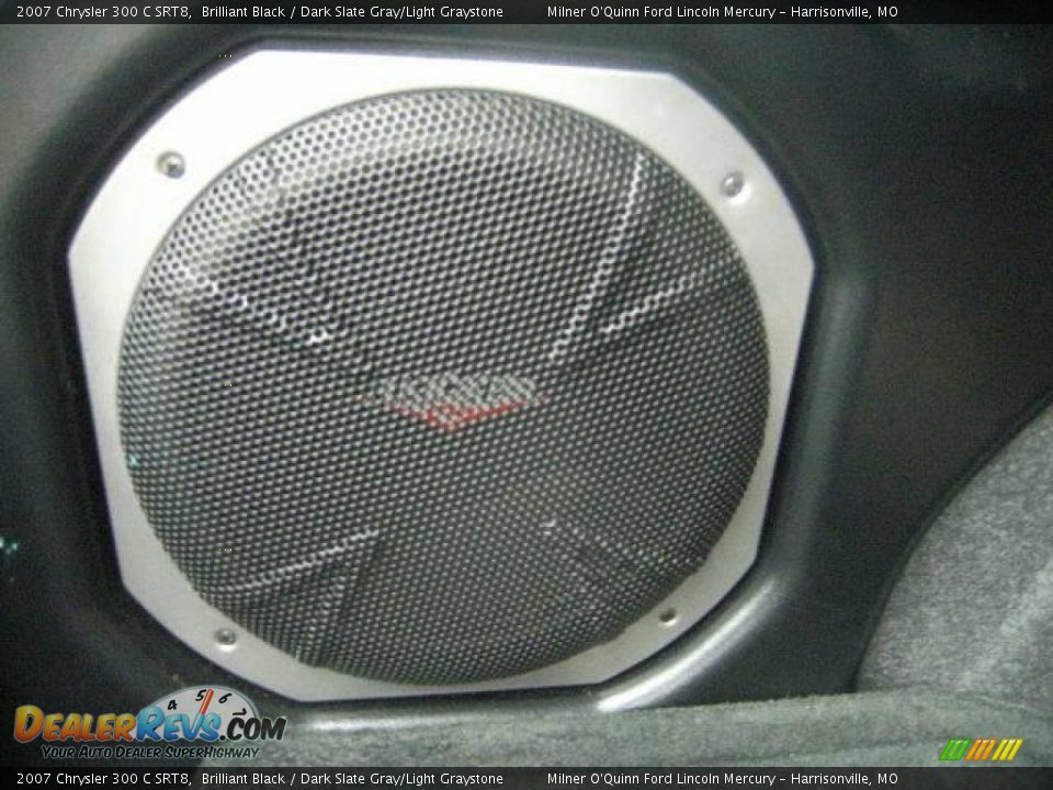 2007 Chrysler 300 C SRT8 Brilliant Black / Dark Slate Gray/Light Graystone Photo #36