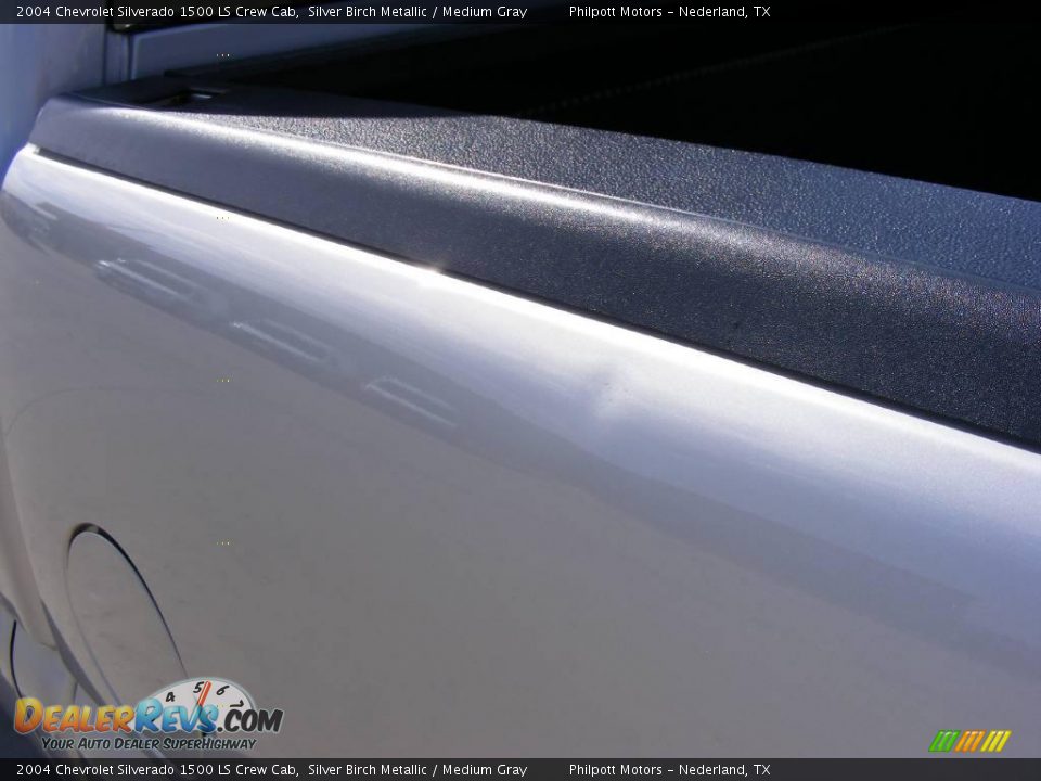 2004 Chevrolet Silverado 1500 LS Crew Cab Silver Birch Metallic / Medium Gray Photo #22