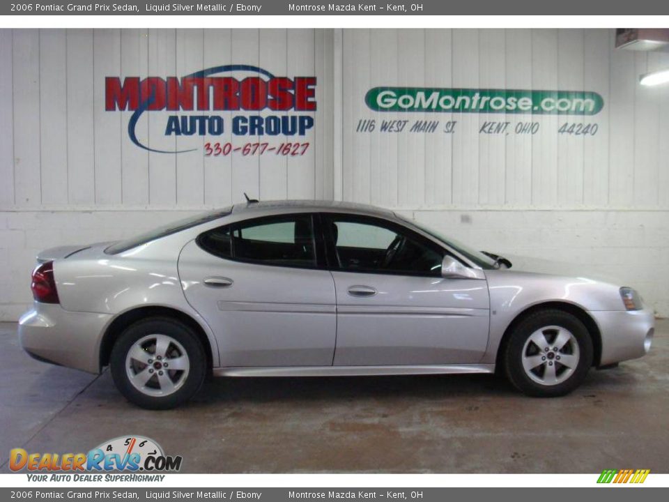 2006 Pontiac Grand Prix Sedan Liquid Silver Metallic / Ebony Photo #1