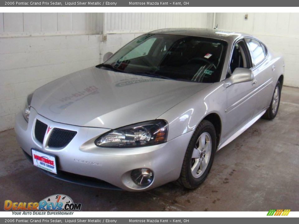 2006 Pontiac Grand Prix Sedan Liquid Silver Metallic / Ebony Photo #2