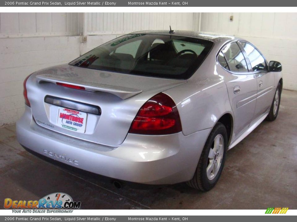 2006 Pontiac Grand Prix Sedan Liquid Silver Metallic / Ebony Photo #4