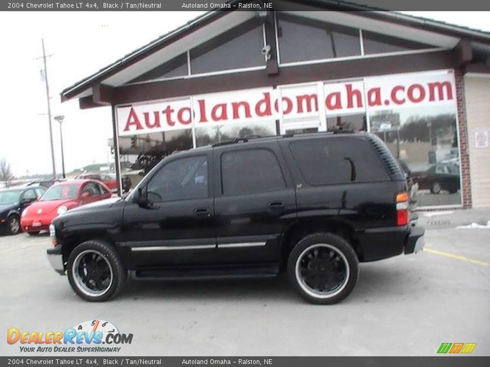 2004 Chevrolet Tahoe LT 4x4 Black / Tan/Neutral Photo #1