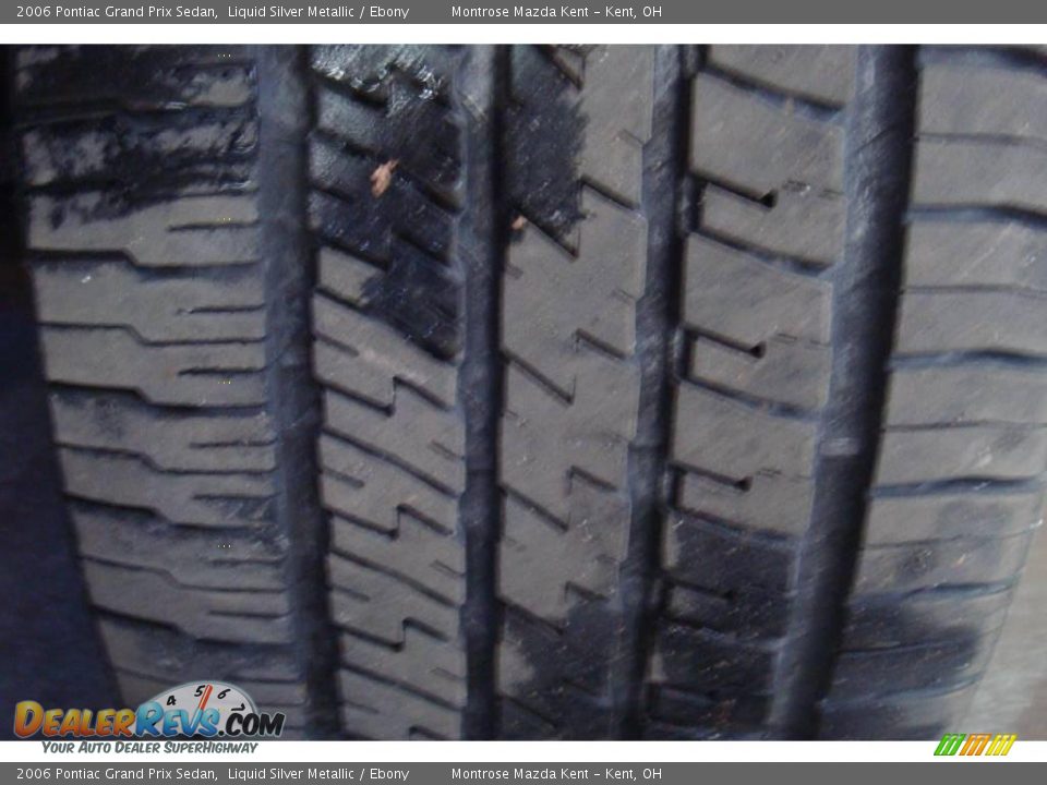 2006 Pontiac Grand Prix Sedan Liquid Silver Metallic / Ebony Photo #19