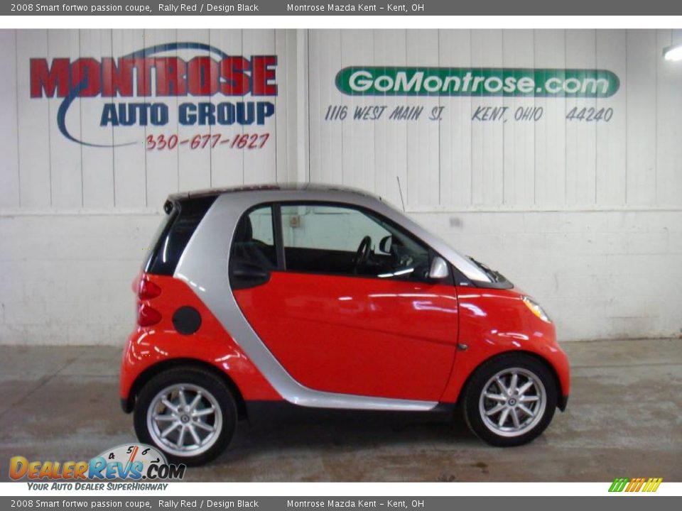 2008 Smart fortwo passion coupe Rally Red / Design Black Photo #1