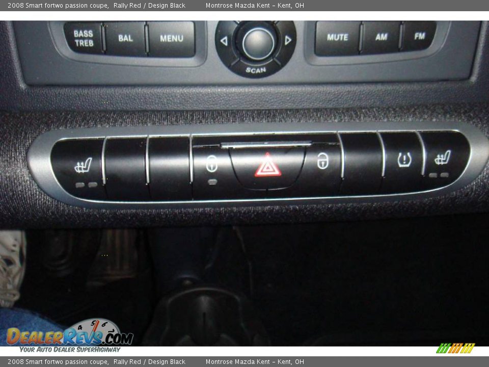 2008 Smart fortwo passion coupe Rally Red / Design Black Photo #14