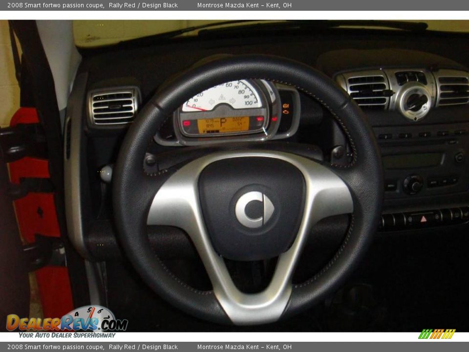 2008 Smart fortwo passion coupe Rally Red / Design Black Photo #16