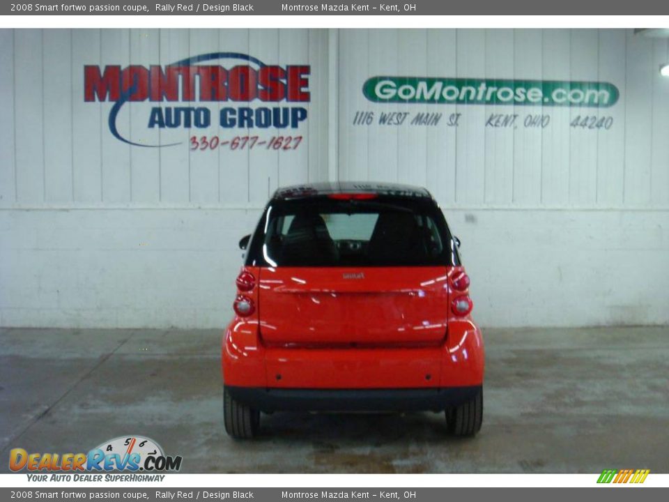 2008 Smart fortwo passion coupe Rally Red / Design Black Photo #20