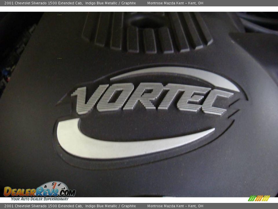 2001 Chevrolet Silverado 1500 Extended Cab Indigo Blue Metallic / Graphite Photo #6