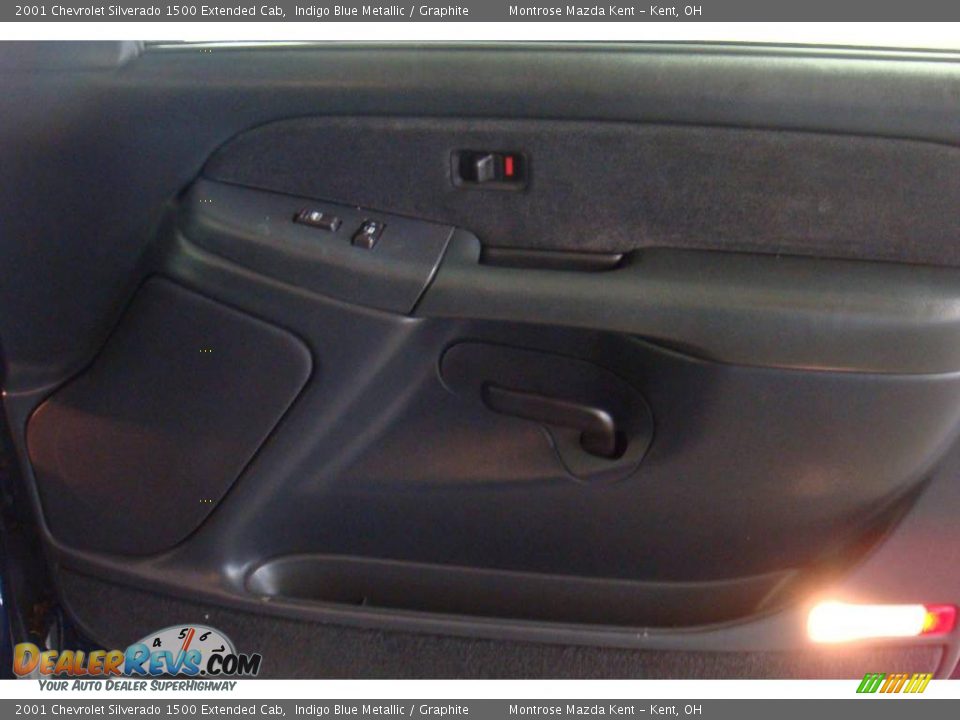 2001 Chevrolet Silverado 1500 Extended Cab Indigo Blue Metallic / Graphite Photo #10