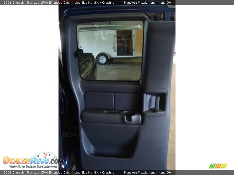 2001 Chevrolet Silverado 1500 Extended Cab Indigo Blue Metallic / Graphite Photo #13
