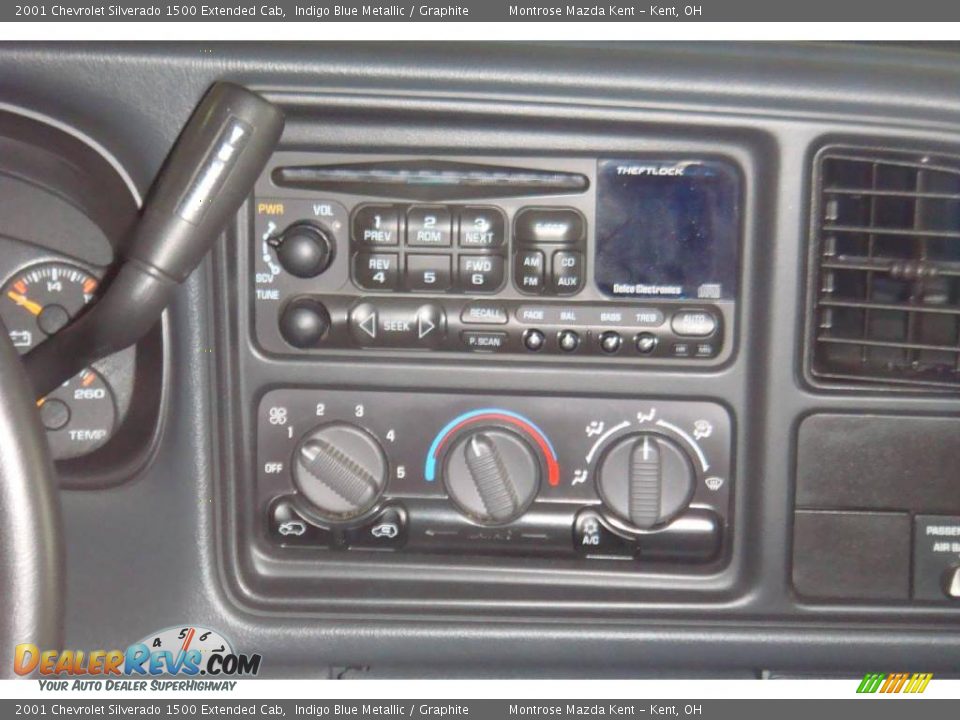 2001 Chevrolet Silverado 1500 Extended Cab Indigo Blue Metallic / Graphite Photo #14