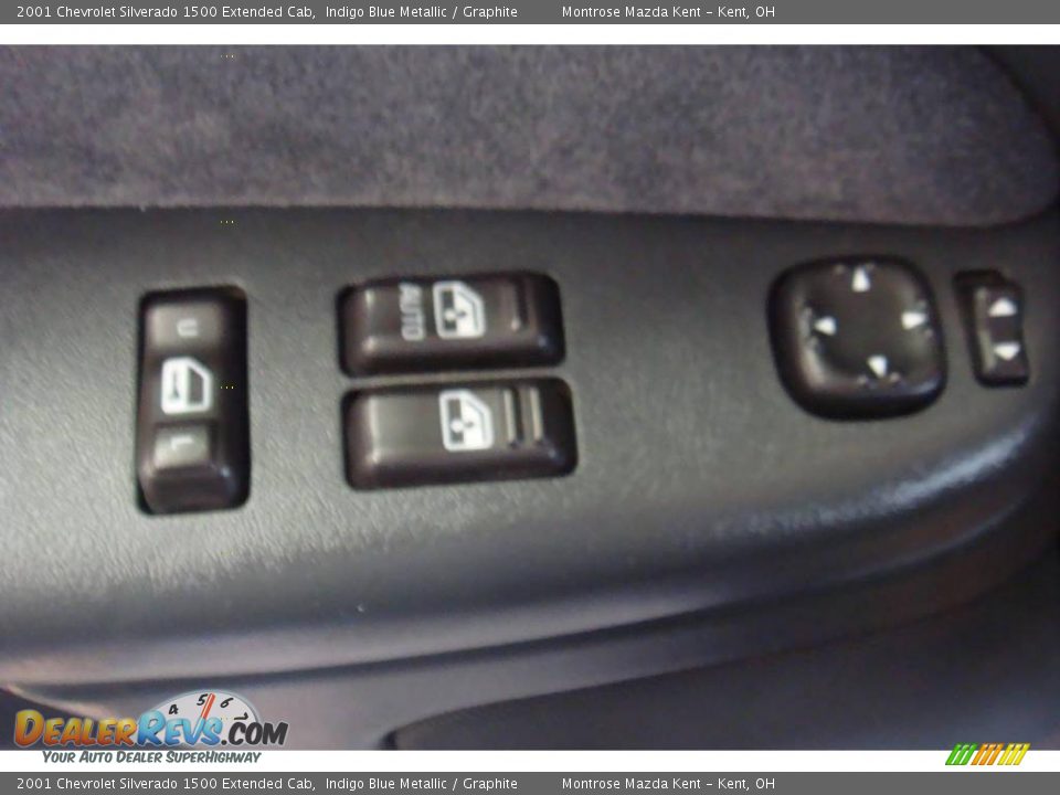 2001 Chevrolet Silverado 1500 Extended Cab Indigo Blue Metallic / Graphite Photo #15