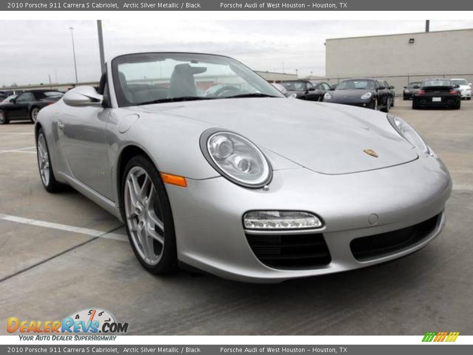 2010 Porsche 911 Carrera S Cabriolet Arctic Silver Metallic / Black Photo #1