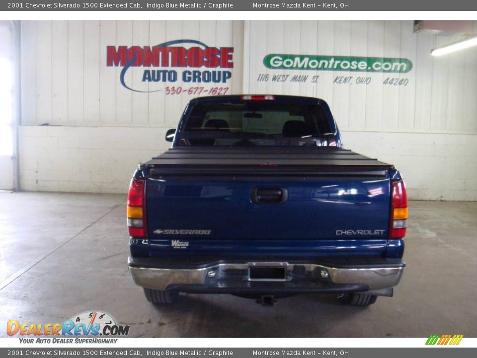 2001 Chevrolet Silverado 1500 Extended Cab Indigo Blue Metallic / Graphite Photo #19