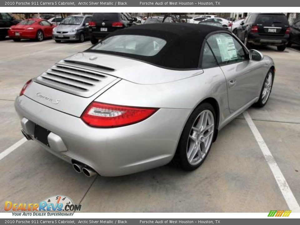 2010 Porsche 911 Carrera S Cabriolet Arctic Silver Metallic / Black Photo #2