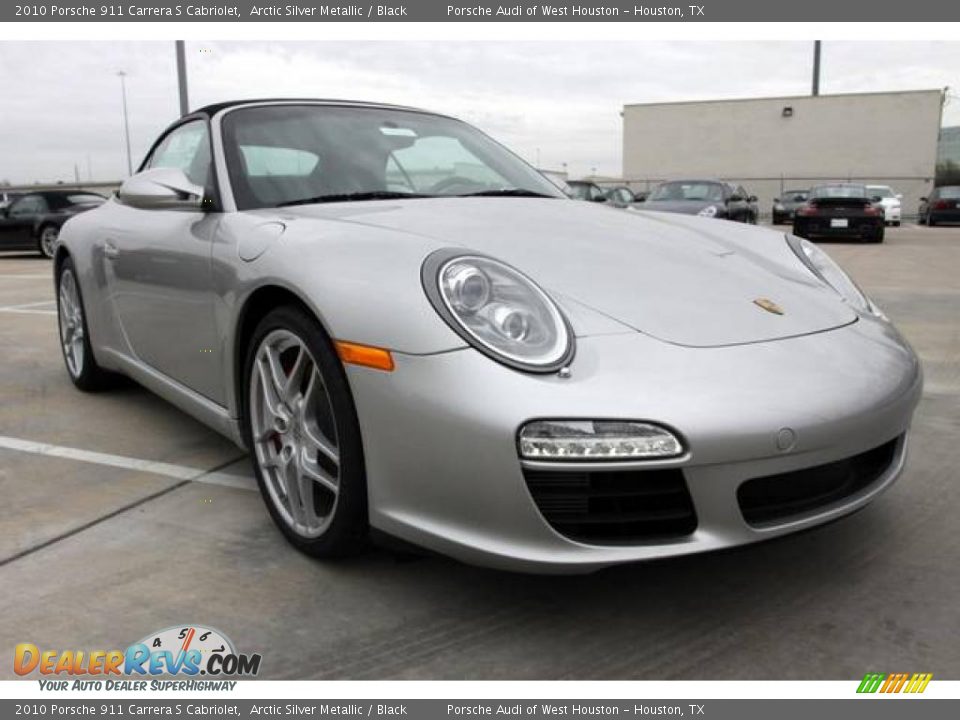2010 Porsche 911 Carrera S Cabriolet Arctic Silver Metallic / Black Photo #3