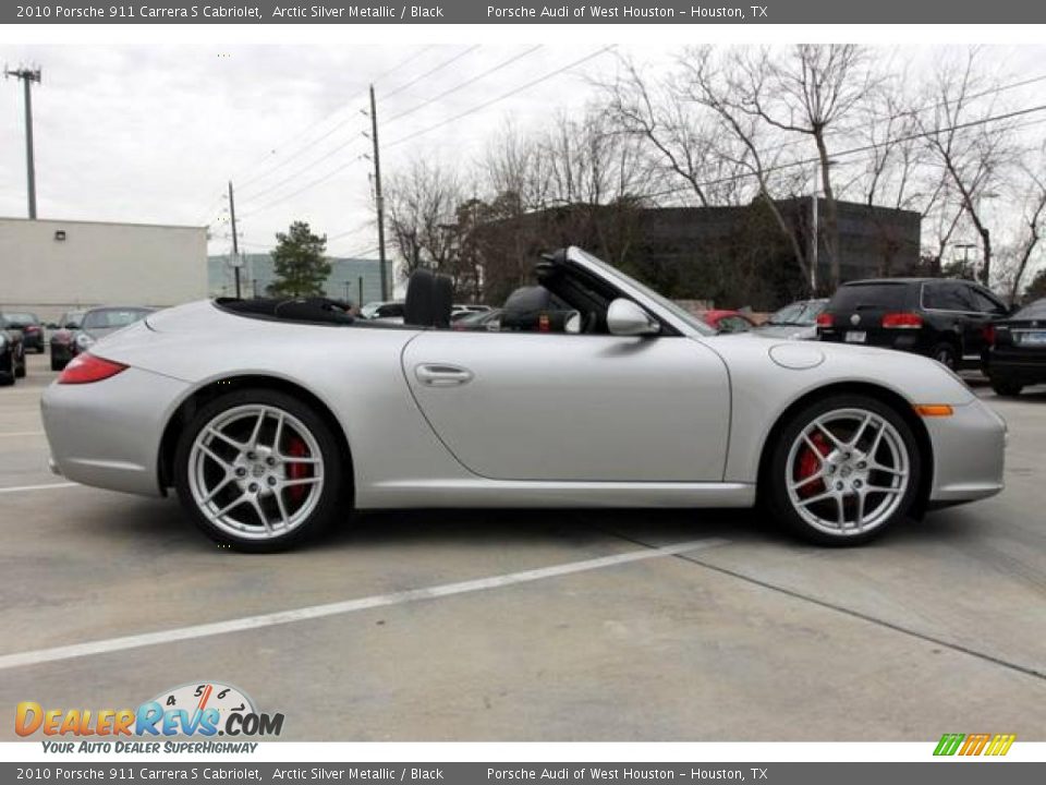 2010 Porsche 911 Carrera S Cabriolet Arctic Silver Metallic / Black Photo #5