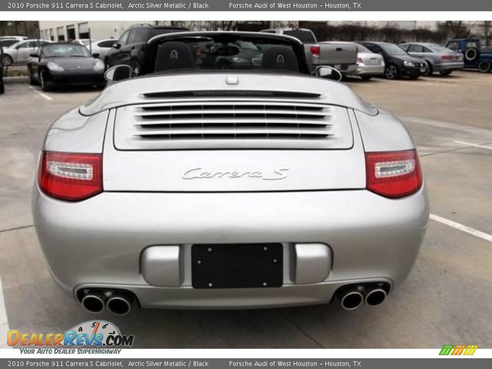 2010 Porsche 911 Carrera S Cabriolet Arctic Silver Metallic / Black Photo #7