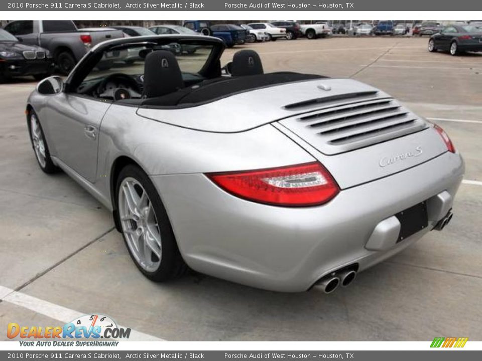 2010 Porsche 911 Carrera S Cabriolet Arctic Silver Metallic / Black Photo #8