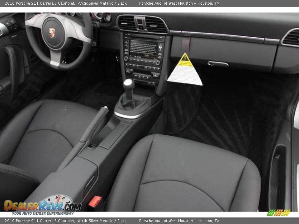 2010 Porsche 911 Carrera S Cabriolet Arctic Silver Metallic / Black Photo #14