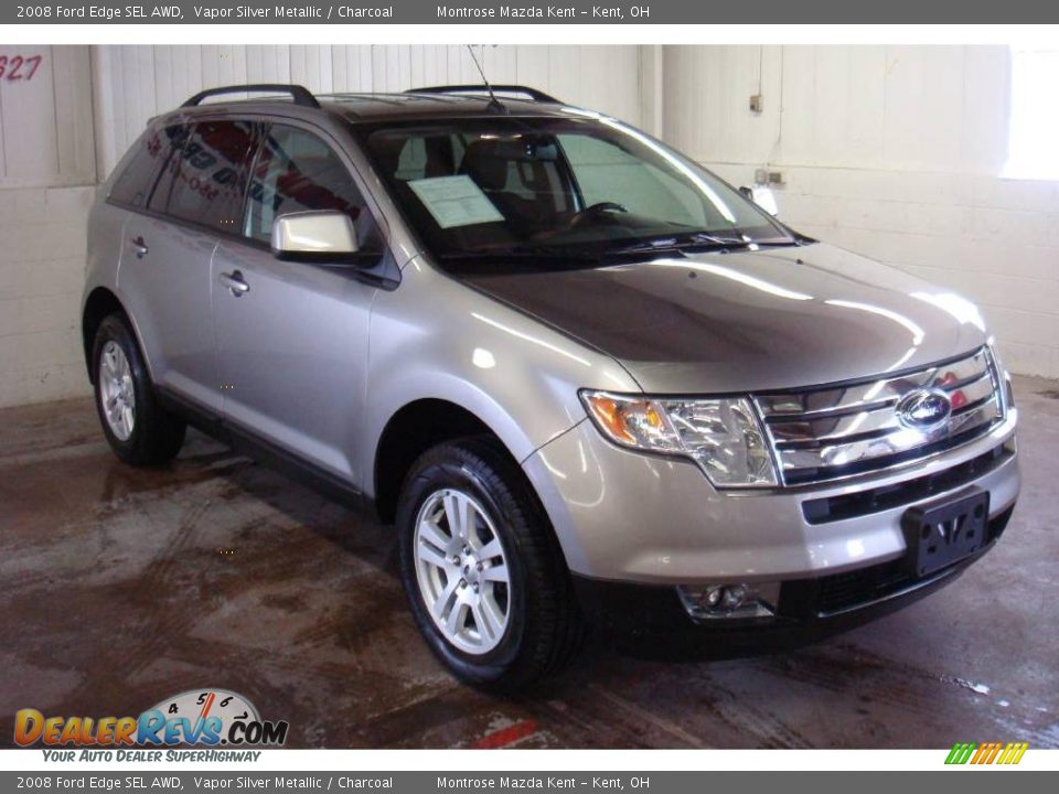 2008 Ford Edge SEL AWD Vapor Silver Metallic / Charcoal Photo #4