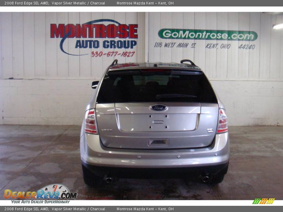 2008 Ford Edge SEL AWD Vapor Silver Metallic / Charcoal Photo #8