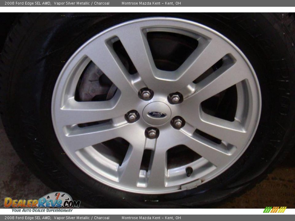 2008 Ford Edge SEL AWD Vapor Silver Metallic / Charcoal Photo #23