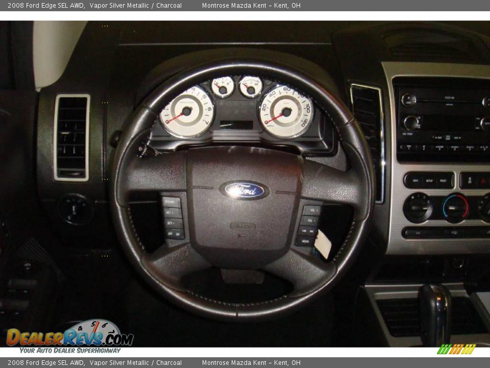 2008 Ford Edge SEL AWD Vapor Silver Metallic / Charcoal Photo #25