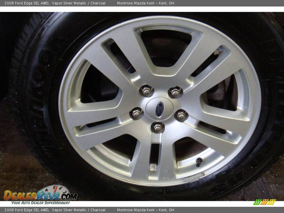 2008 Ford Edge SEL AWD Vapor Silver Metallic / Charcoal Photo #32