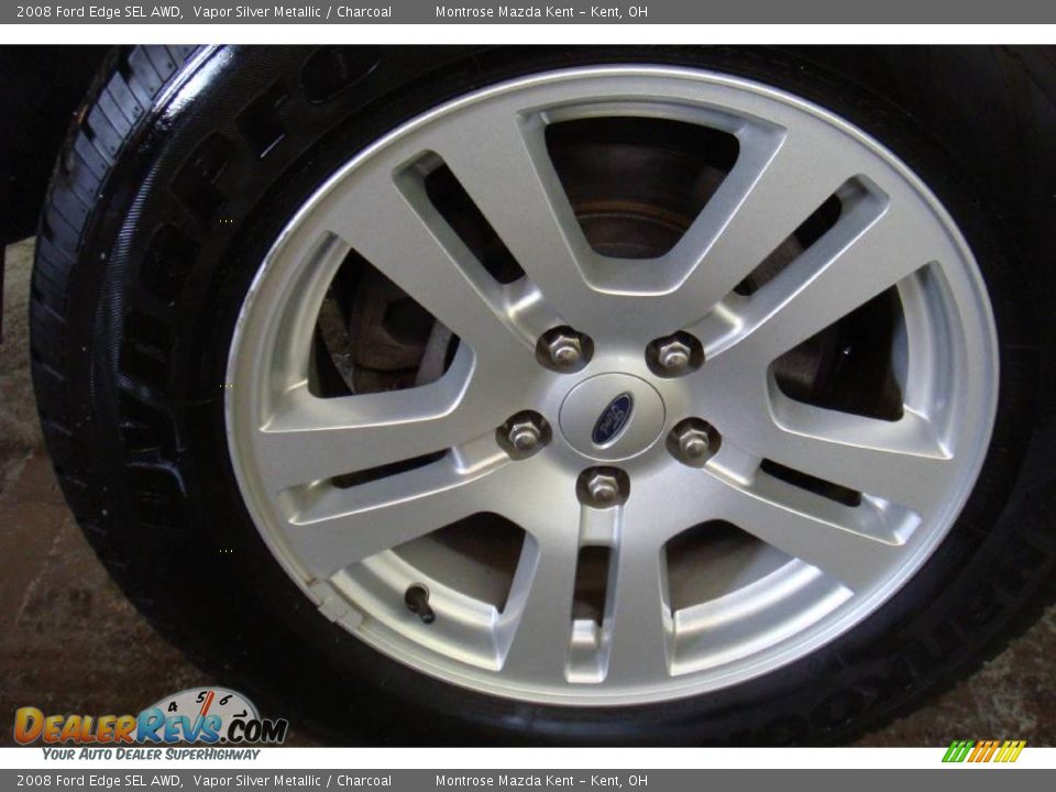 2008 Ford Edge SEL AWD Vapor Silver Metallic / Charcoal Photo #33