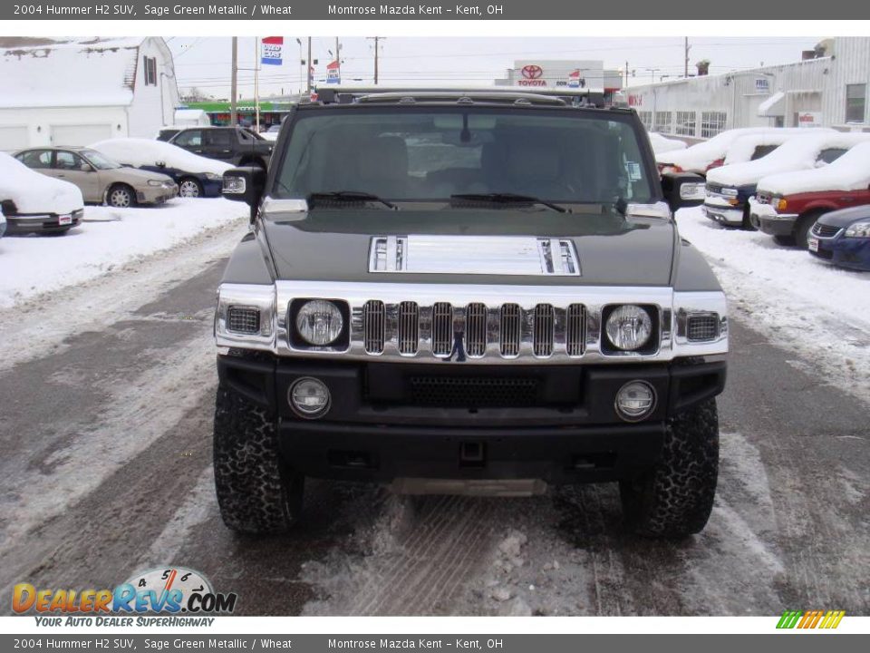 2004 Hummer H2 SUV Sage Green Metallic / Wheat Photo #3