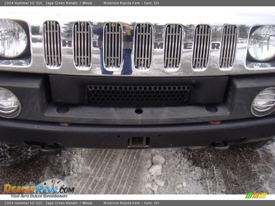 2004 Hummer H2 SUV Sage Green Metallic / Wheat Photo #30