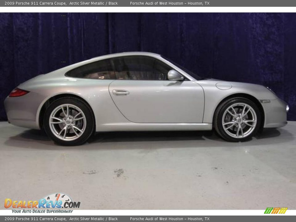 2009 Porsche 911 Carrera Coupe Arctic Silver Metallic / Black Photo #2