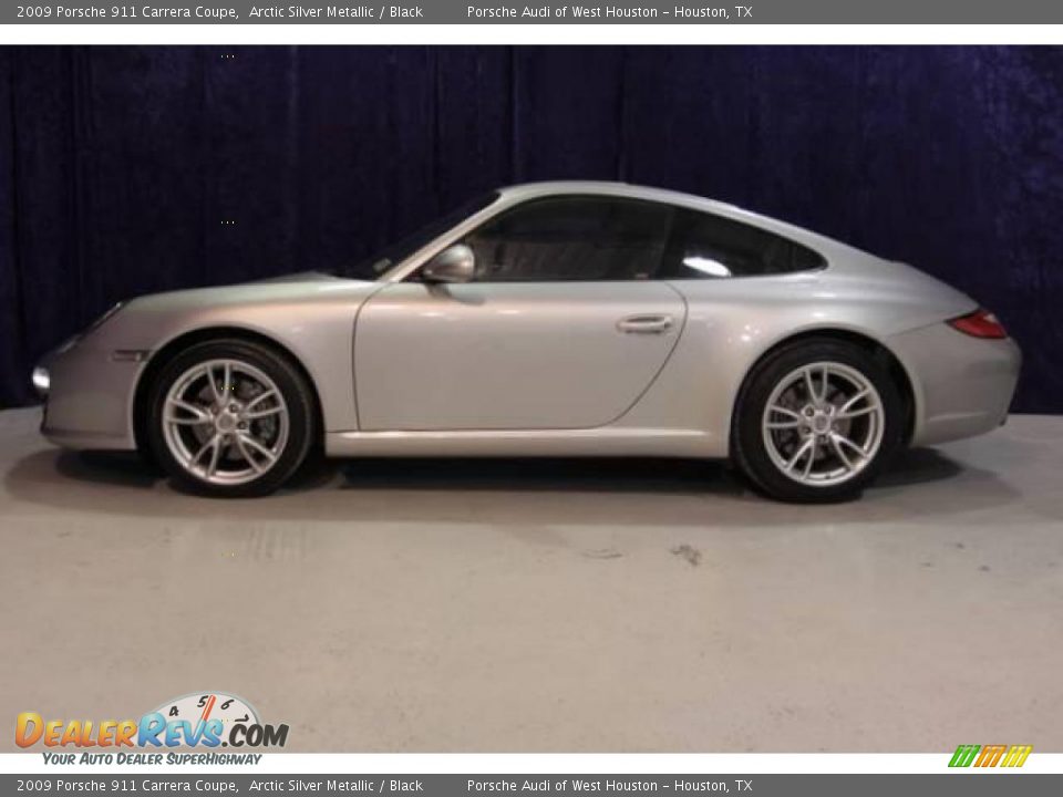 2009 Porsche 911 Carrera Coupe Arctic Silver Metallic / Black Photo #4