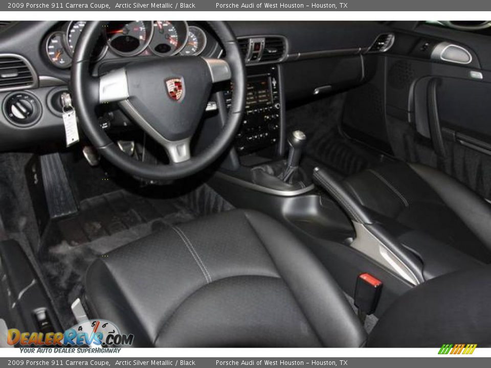 2009 Porsche 911 Carrera Coupe Arctic Silver Metallic / Black Photo #5