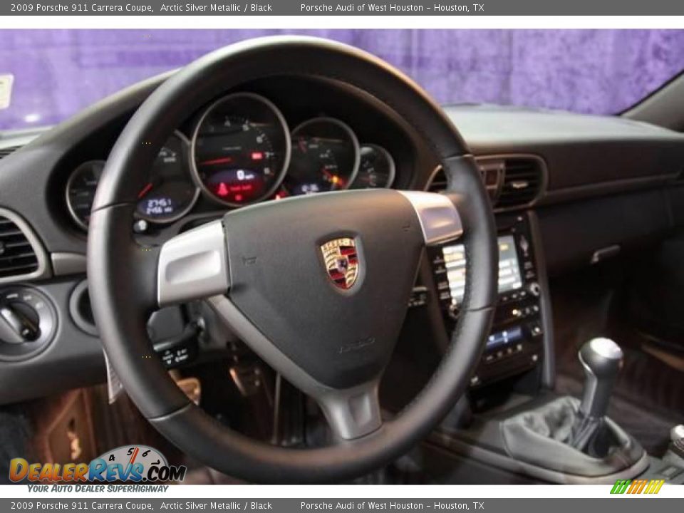 2009 Porsche 911 Carrera Coupe Arctic Silver Metallic / Black Photo #16