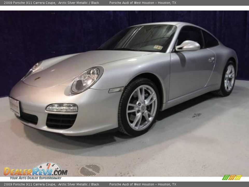 2009 Porsche 911 Carrera Coupe Arctic Silver Metallic / Black Photo #32