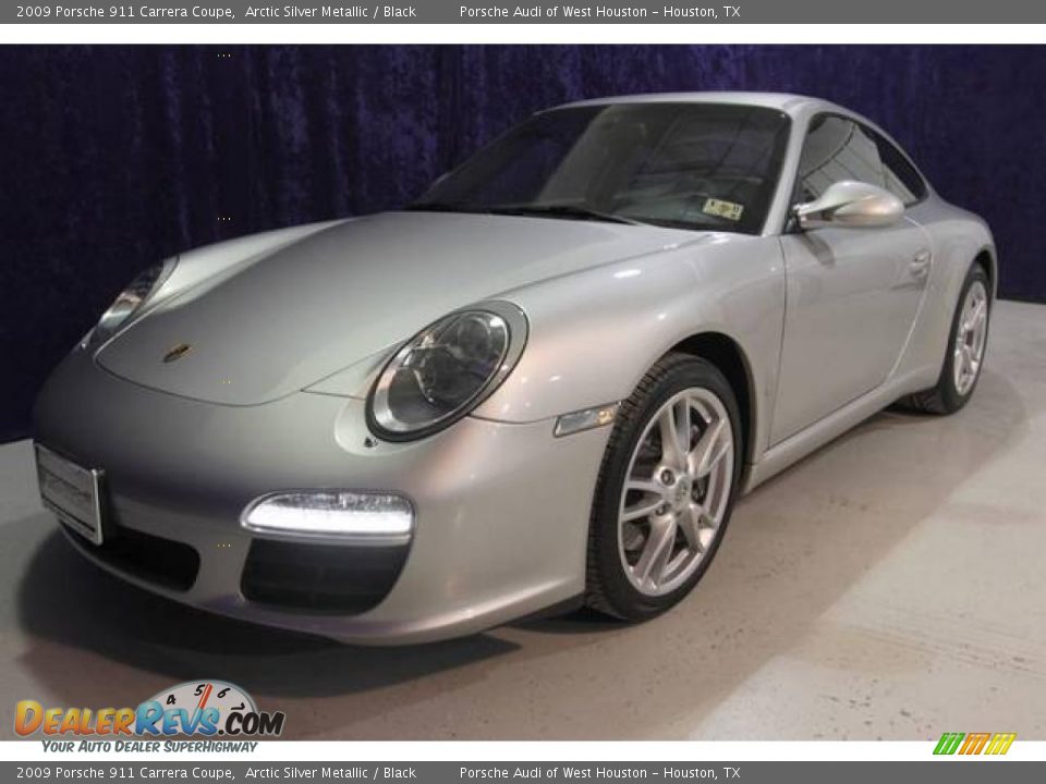 2009 Porsche 911 Carrera Coupe Arctic Silver Metallic / Black Photo #34
