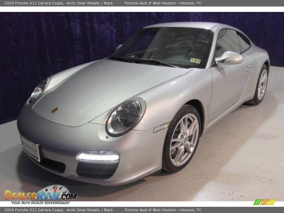 2009 Porsche 911 Carrera Coupe Arctic Silver Metallic / Black Photo #36