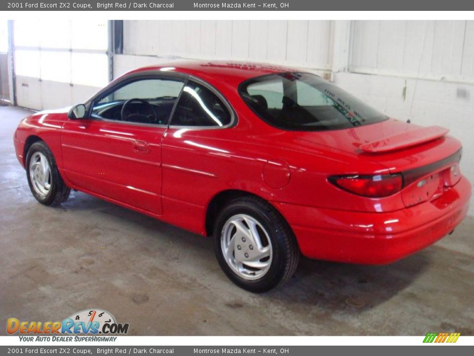 2001 Ford Escort ZX2 Coupe Bright Red / Dark Charcoal Photo #6