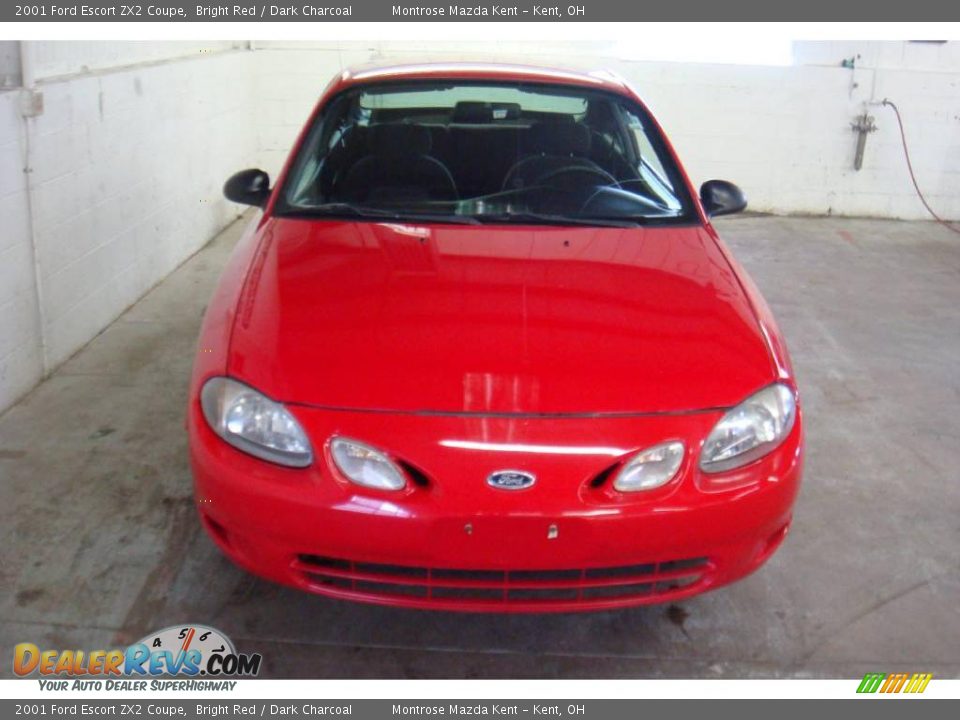 2001 Ford Escort ZX2 Coupe Bright Red / Dark Charcoal Photo #7