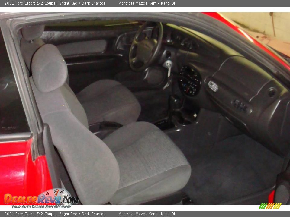 2001 Ford Escort ZX2 Coupe Bright Red / Dark Charcoal Photo #10