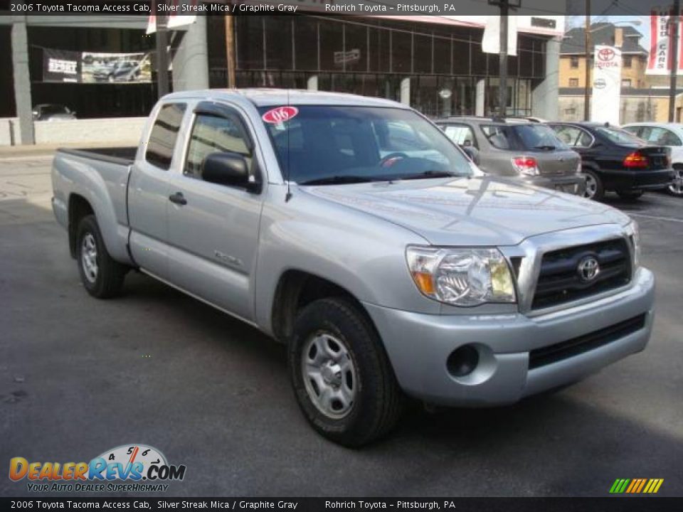 2006 Toyota Tacoma Access Cab Silver Streak Mica / Graphite Gray Photo #6