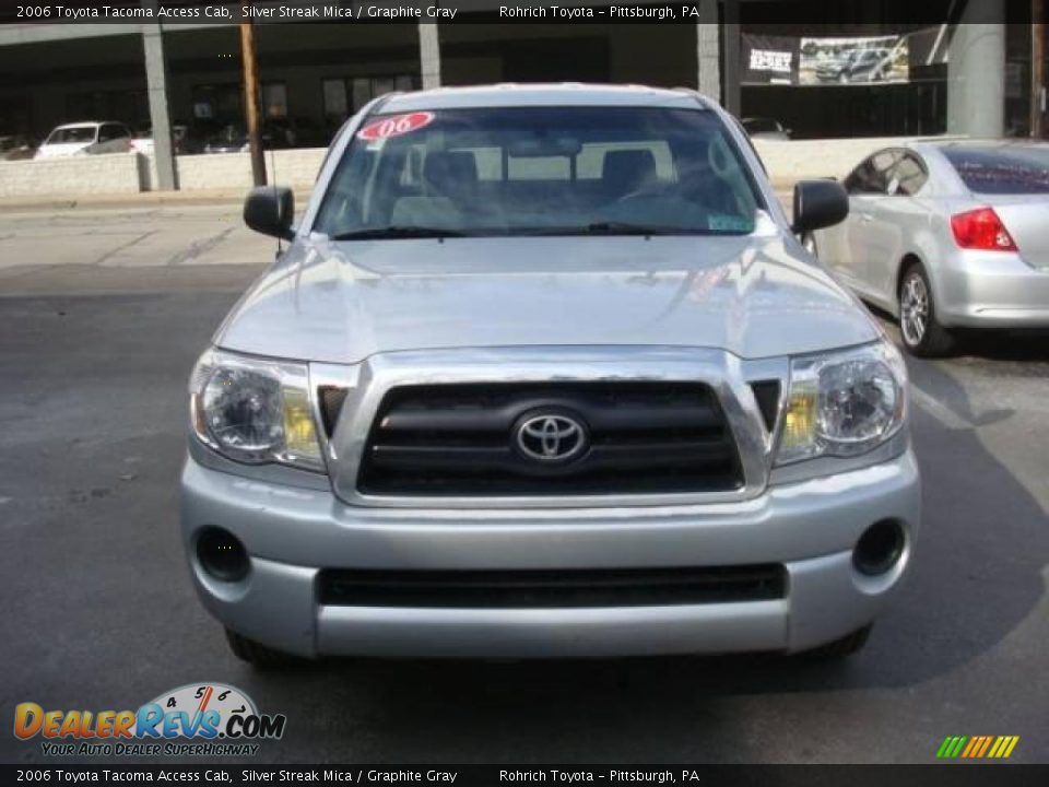 2006 Toyota Tacoma Access Cab Silver Streak Mica / Graphite Gray Photo #7