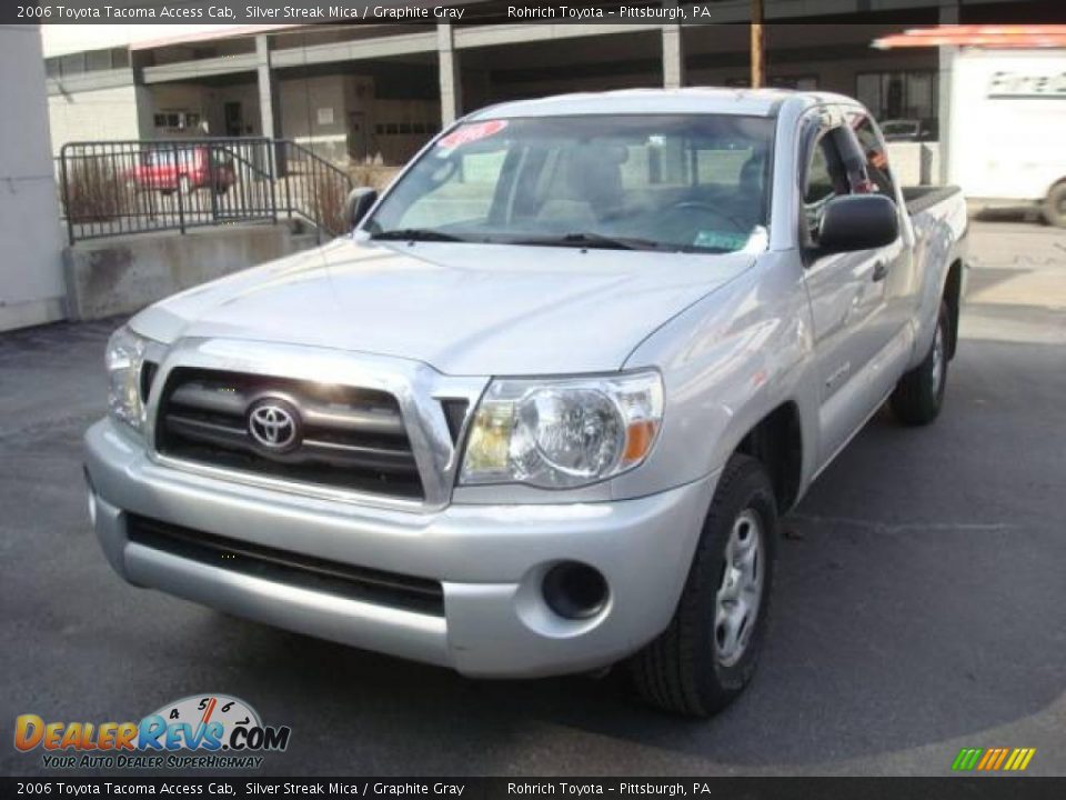 2006 Toyota Tacoma Access Cab Silver Streak Mica / Graphite Gray Photo #8