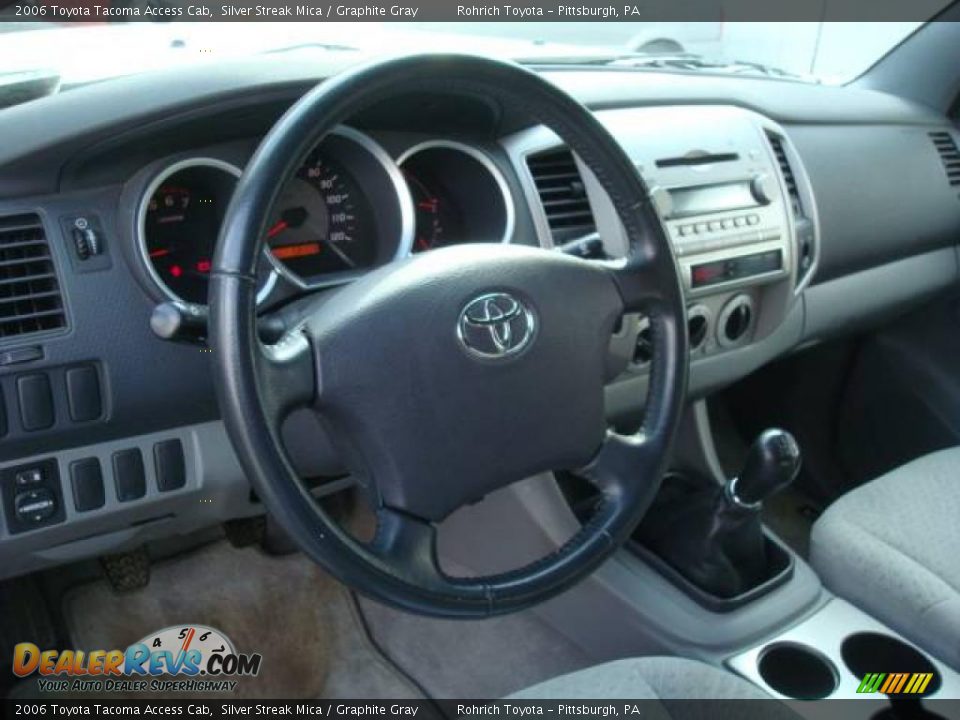 2006 Toyota Tacoma Access Cab Silver Streak Mica / Graphite Gray Photo #13