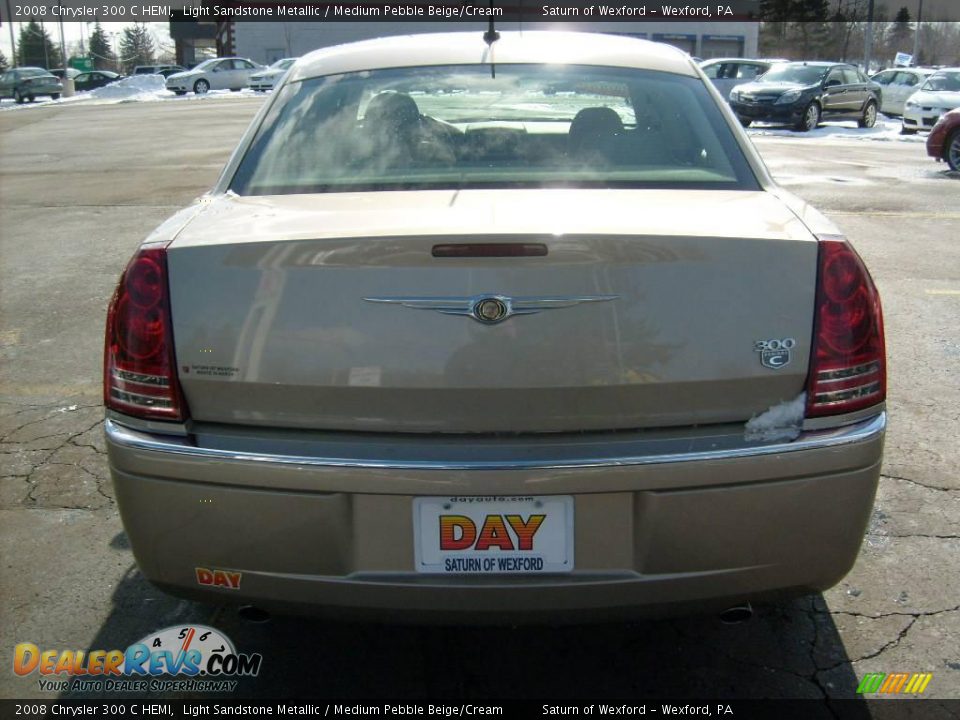 2008 Chrysler 300 C HEMI Light Sandstone Metallic / Medium Pebble Beige/Cream Photo #3