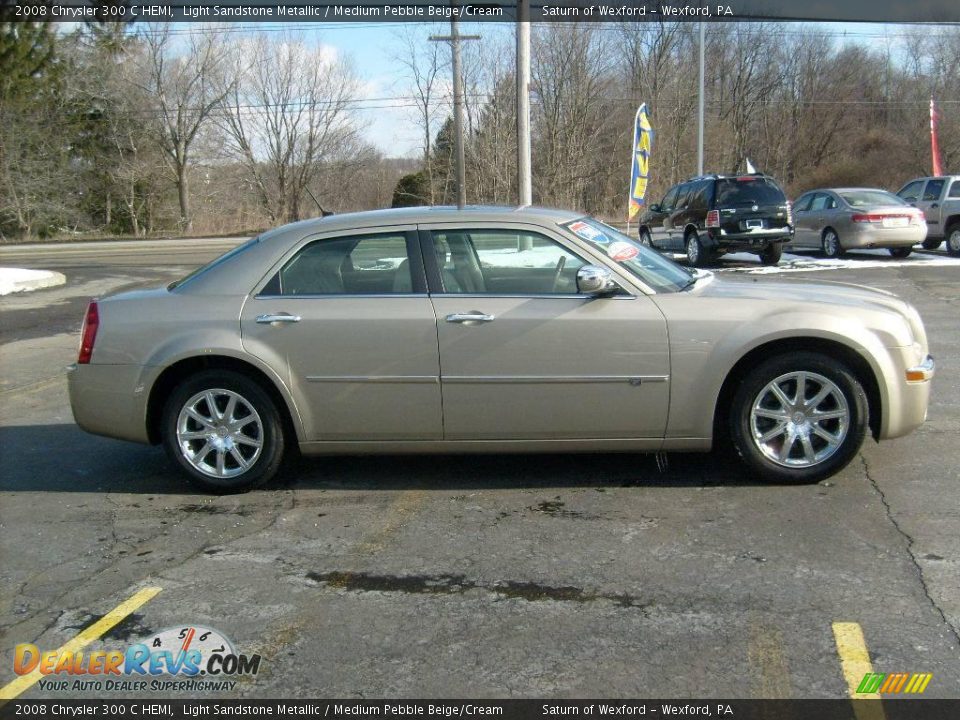 2008 Chrysler 300 C HEMI Light Sandstone Metallic / Medium Pebble Beige/Cream Photo #5
