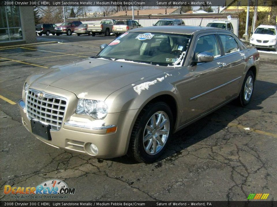 2008 Chrysler 300 C HEMI Light Sandstone Metallic / Medium Pebble Beige/Cream Photo #8