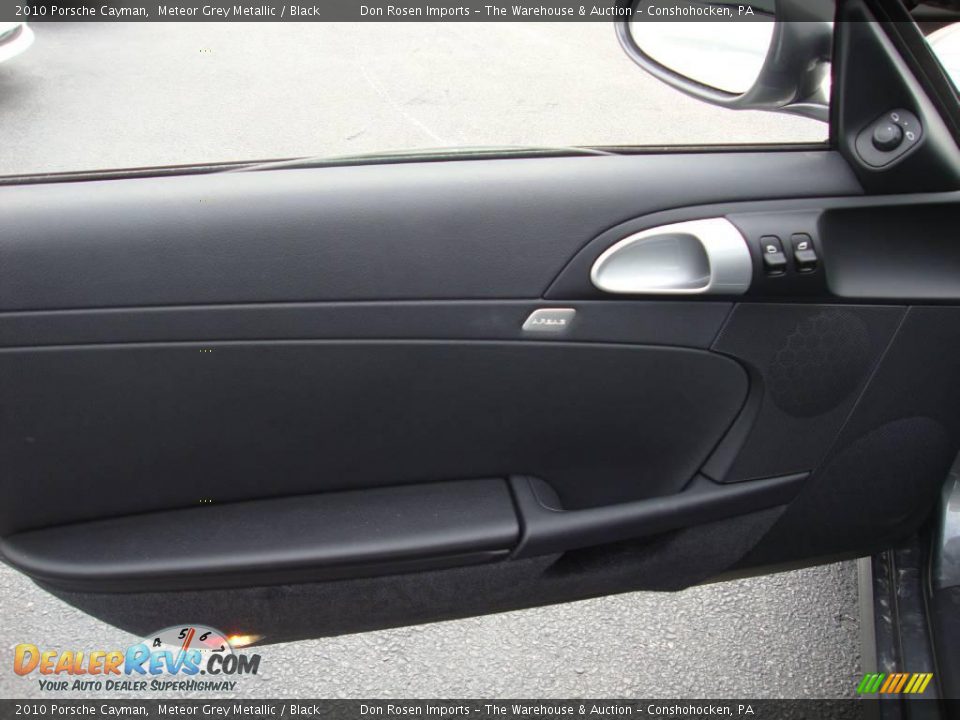 2010 Porsche Cayman Meteor Grey Metallic / Black Photo #13